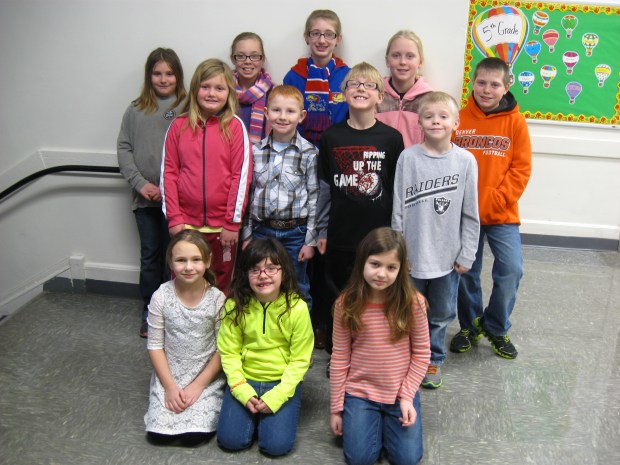 Kneeling: Sayde Renn (2nd Grade) Stormi Smith (1st Grade) Zoey Tavernaro (3rd Grade) Second Row: Erin Dietz (2nd Grade) Jude Sullivan (1st Grade) Jacob Scott (4th Grade) Rowdy King (4th Grade) Back Row: Lilly Webster (3rd Grade) Liberty Gregory (6th Grade) Elizabeth Scott (6th Grade) Skylar Zortz (5th Grade) Jace Coltrane (5th Grade)