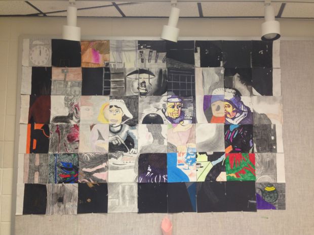 SHS Art I - Van Goghs Potato Eaters - compressed