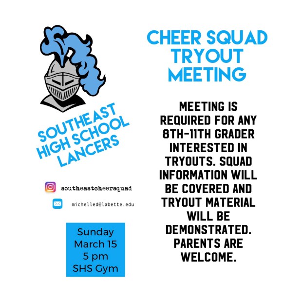 cheer tryouts